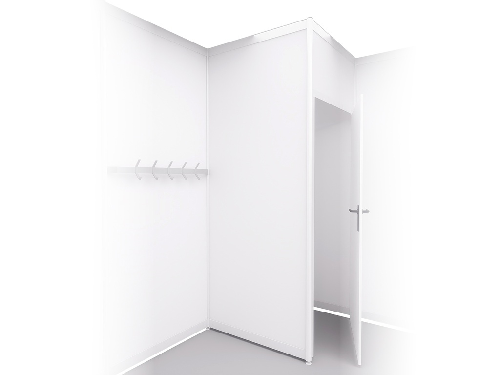 Paroi supplémentaire blanche L100xH250cm
