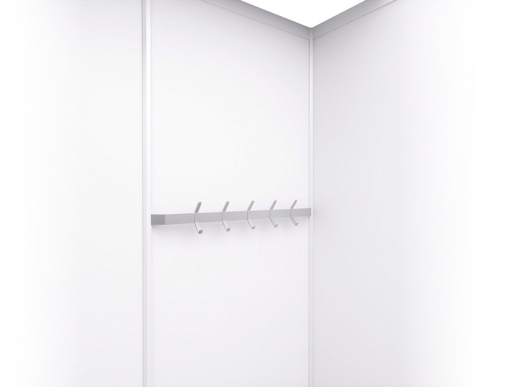 Coat-rack L100cm, wall mounted