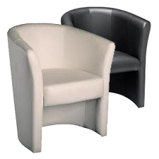 Avenches | Fauteuil simili cuir | L67xP67xH44/78cm